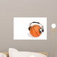Basketball Ball and Headphones 