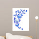 butterflies design Wall Mural