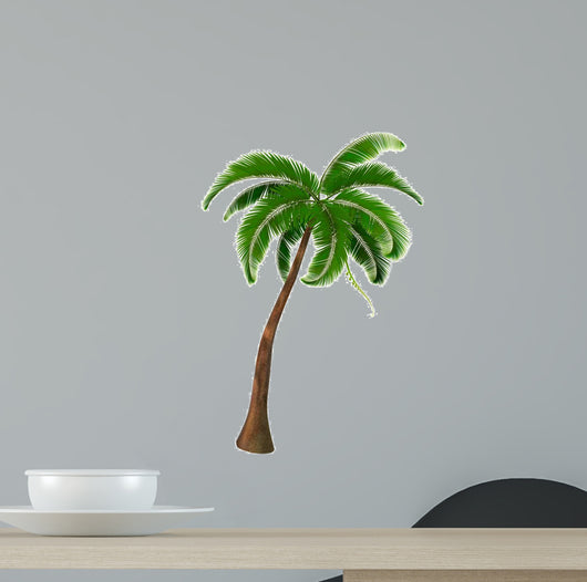 Palm tree. Vector. 