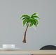 Palm tree. Vector. 
