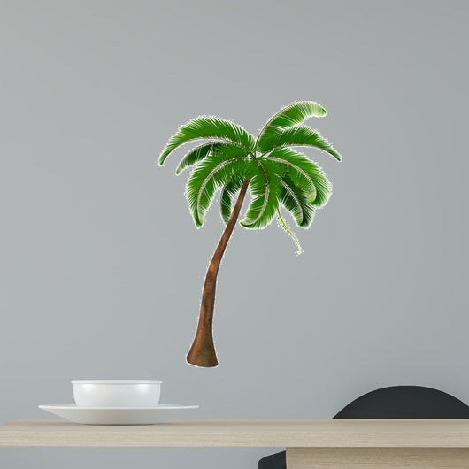 Palm tree. Vector. 
