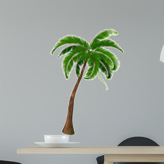 Palm tree. Vector. 