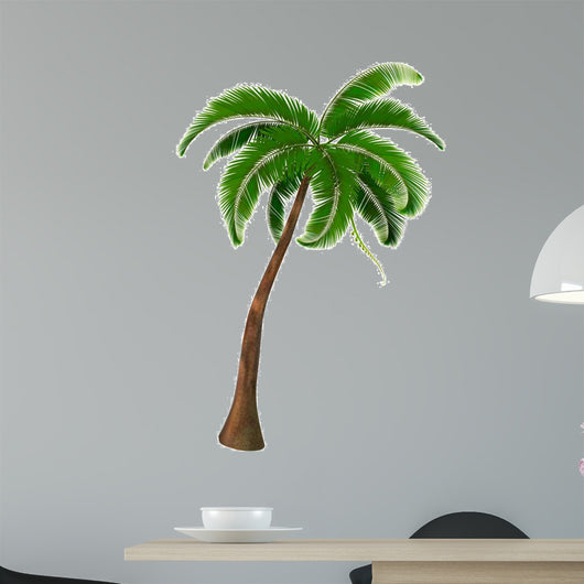 Palm tree. Vector. 