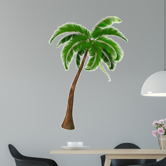 Palm tree. Vector. 