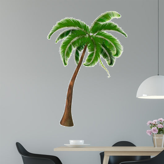 Palm tree. Vector. 