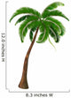 Palm tree. Vector. 