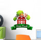 A Farm Fresh Label with a Farmhouse and Farm Animals Wall Decal