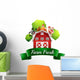 A Farm Fresh Label with a Farmhouse and Farm Animals Wall Decal