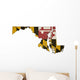 Maryland Flag Map Wall Decal
