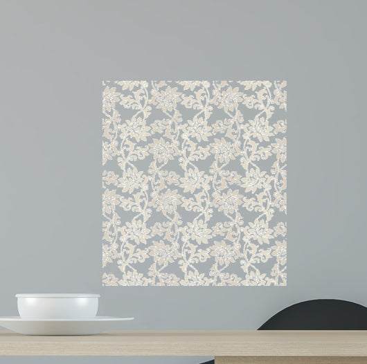 Fancy Floral Seamless Vector Wall Decal