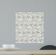 Fancy Floral Seamless Vector Wall Decal