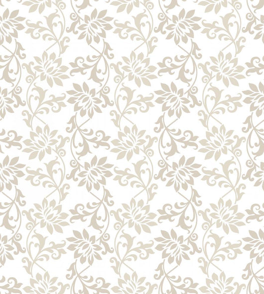 Fancy Floral Seamless Vector Wall Decal