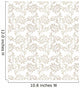 Fancy Floral Seamless Vector Wall Decal
