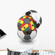Ghana soccer ball isolated white background Wall Decal
