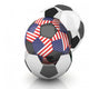 Usa Soccer Ball Isolated White Background 