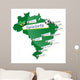 Spielorte 2014 Wall Decal