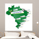Spielorte 2014 Wall Decal