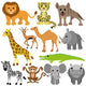 African animals. Wall Decal