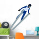 skier doing ski jumping Wall Decal