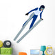 skier doing ski jumping Wall Decal