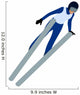 skier doing ski jumping Wall Decal