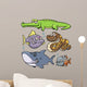 Vector illustration of Wild animal cartoon Wall Decal