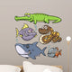 Vector illustration of Wild animal cartoon Wall Decal