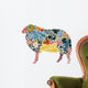 Sheep in the Georgian Motive Wall Decal