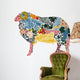 Sheep in the Georgian Motive Wall Decal