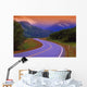 Two Lane Country Road In Mountains After Rain Wall Mural