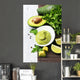Fresh guacamole in bowl on wooden table 