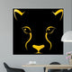 Vector image of an cheetah face 