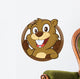 Beaver giving thumb up Wall Decal
