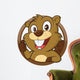 Beaver giving thumb up Wall Decal