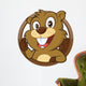Beaver giving thumb up Wall Decal