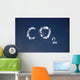 Co2 Written Clouds Sky Wall Decal