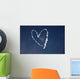 Clouds Heart Shape Wall Decal