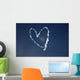 Clouds Heart Shape Wall Decal