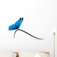 papillon-courbe a? gauche Wall Decal