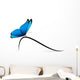 papillon-courbe a? gauche Wall Decal