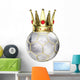 King Soccer Crown Sg Wall Decal