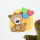 Bear with baloons Wall Decal