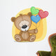 Bear with baloons Wall Decal