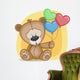 Bear with baloons Wall Decal