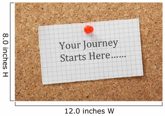 The phrase Your Journey Starts Here 