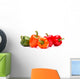 Sweet bell pepper isolated on white background cutout Wall Decal
