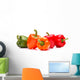 Sweet bell pepper isolated on white background cutout Wall Decal