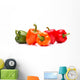 Sweet bell pepper isolated on white background cutout Wall Decal