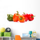 Sweet bell pepper isolated on white background cutout Wall Decal