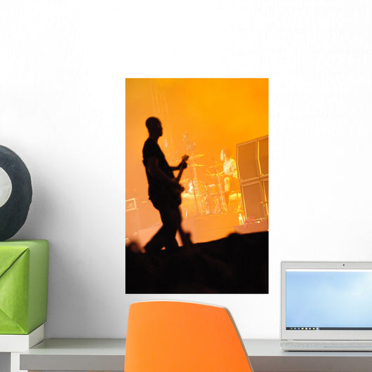 Guitarist and Drummer Wall Mural
